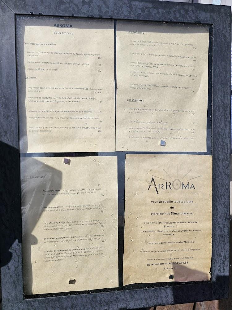 ARROMA Resto-Bistrot - Menu Image 1